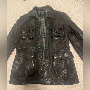 Vintage Burberry Leather Jacket